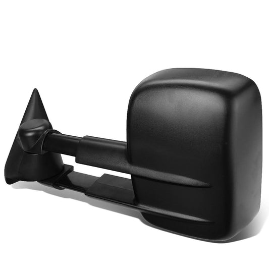 88-02 Chevrolet C/K Manual Towing Mirror - Left Side Black