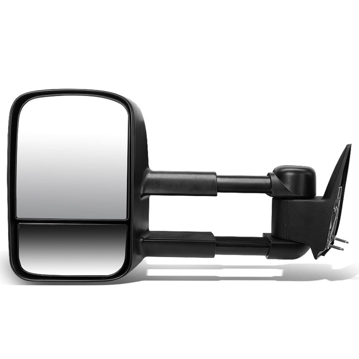 88-02 Chevrolet C/K Manual Towing Mirror - Left Side Black