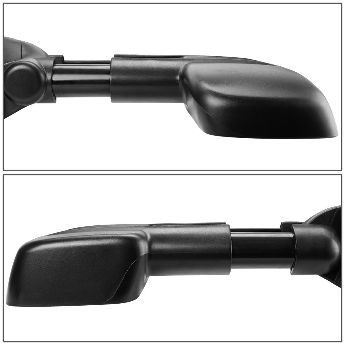 88-02 Chevrolet C/K Manual Towing Mirror - Left Side Black