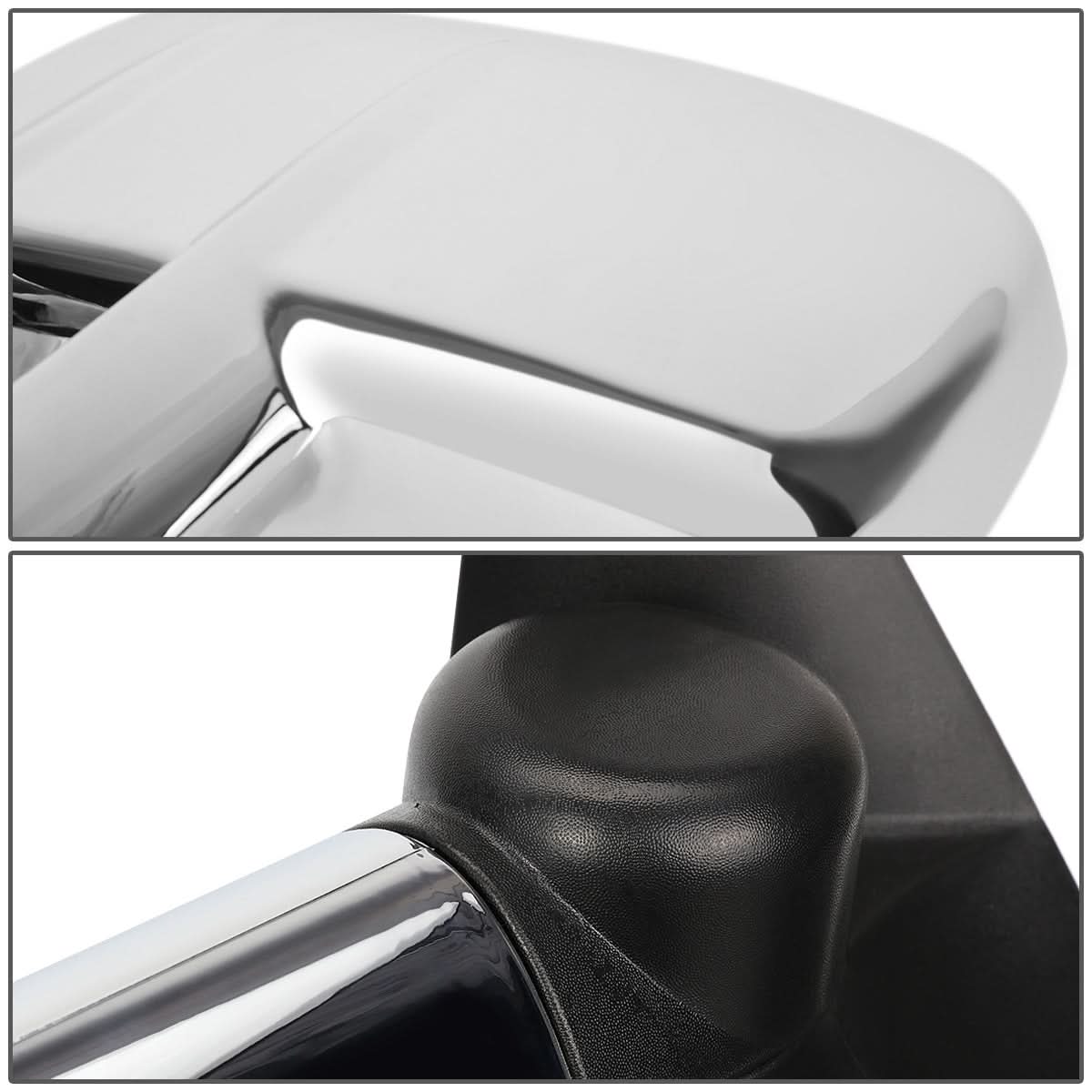 88-02 Chevrolet C/K Pickup Manual Towing Mirrors Chrome Pair