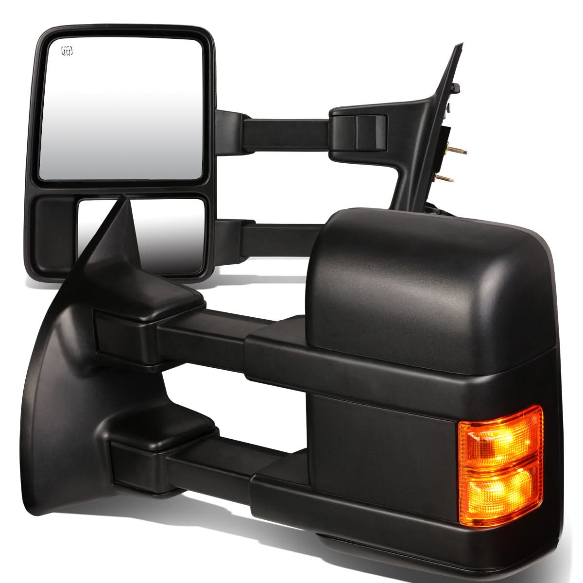 99-07 Ford F-250 F-350 F-450 F-550 Super Duty Towing Mirrors - Powered