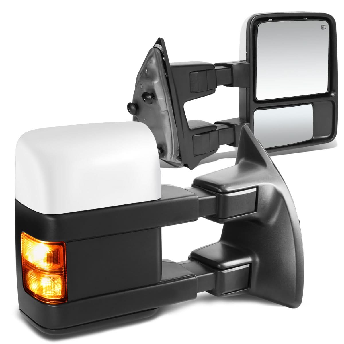 99-07 Ford F-250 F-350 F-450 F-550 Super Duty Towing Mirrors Powered Heated