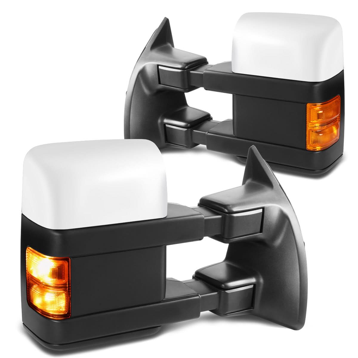 99-07 Ford F-250 F-350 F-450 F-550 Super Duty Towing Mirrors Powered Heated