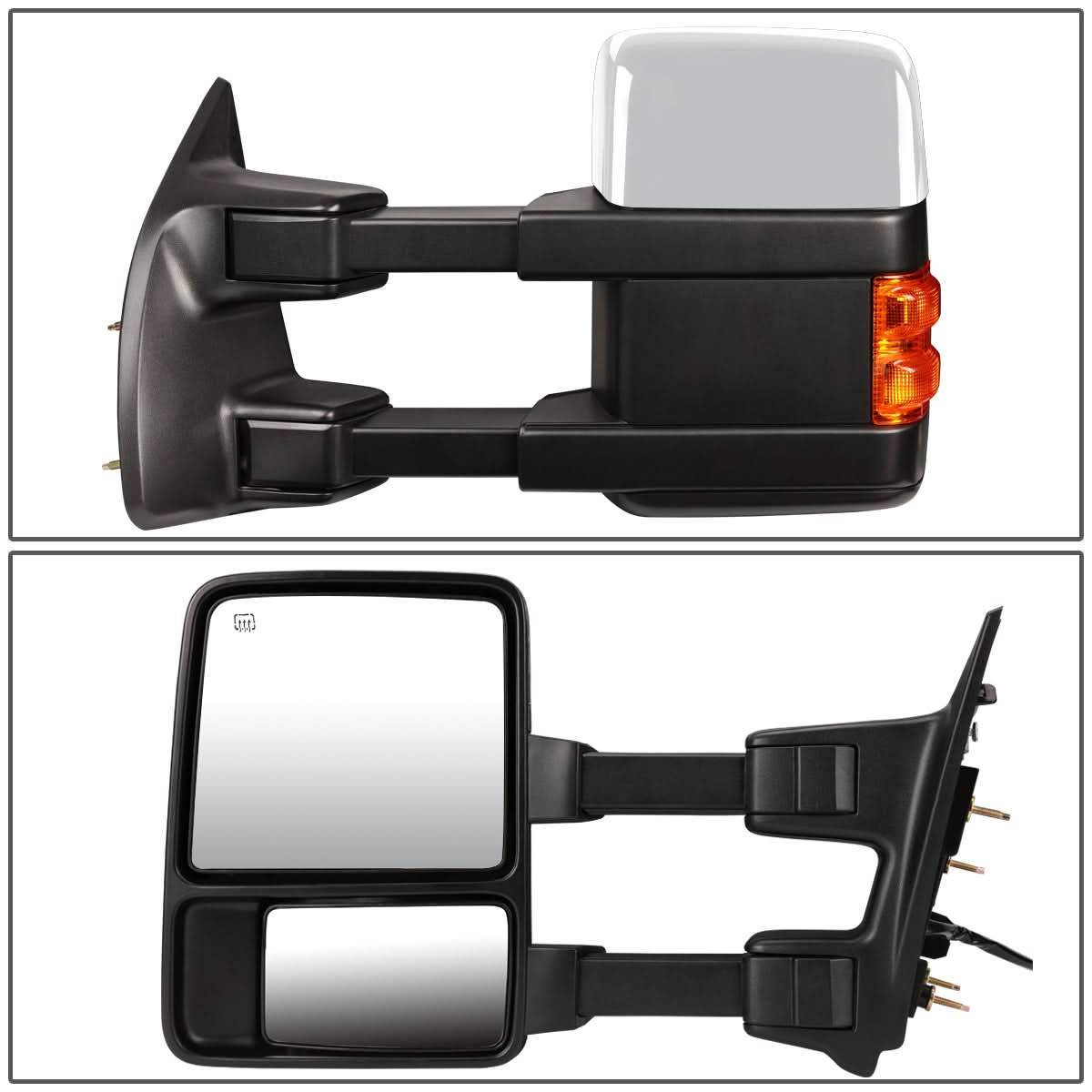 99-07 Ford F-250 F-350 F-450 F-550 Super Duty Towing Mirrors Powered Heated