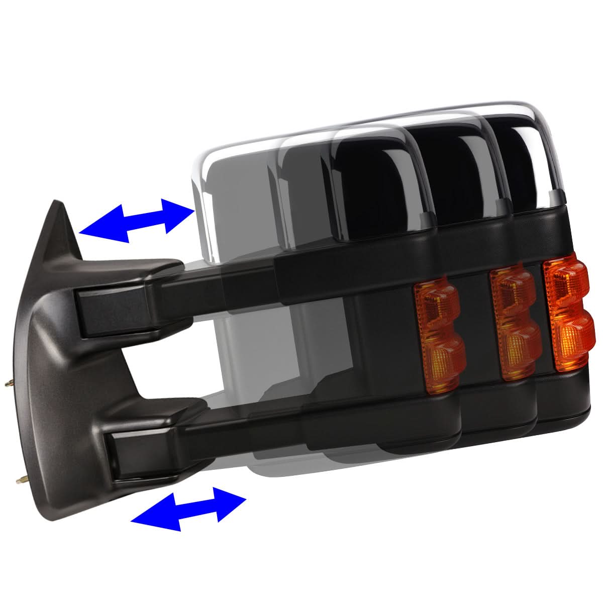 99-07 Ford F-250 F-350 F-450 F-550 Super Duty Towing Mirrors Powered Heated
