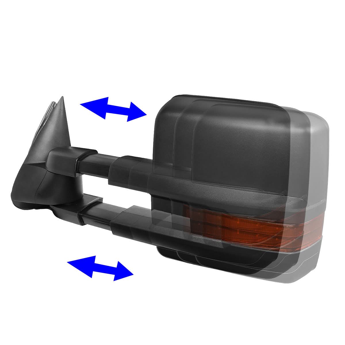 99-06 Chevy Silverado GMC Sierra Towing Mirrors Powered Heated LED