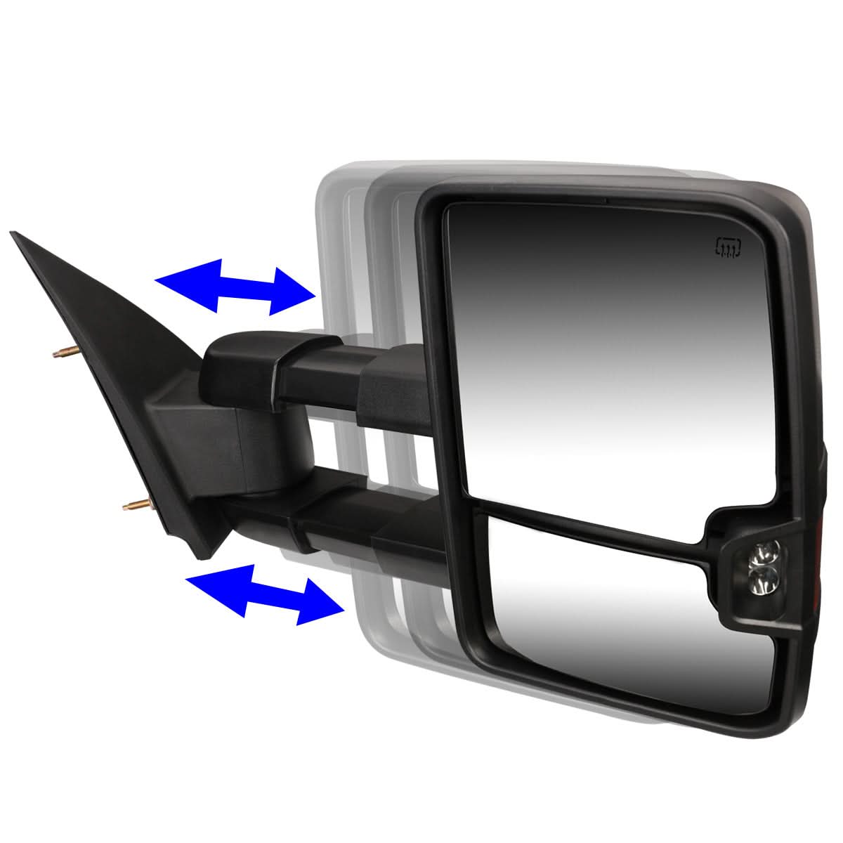 99-06 Chevy Silverado GMC Sierra Towing Mirror Right Heated LED