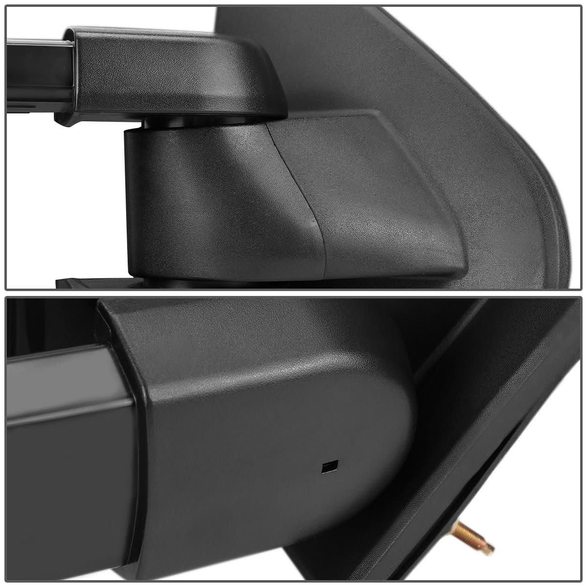 88-02 Chevrolet GMC C/K Tahoe Yukon Towing Mirrors Powered LED Chrome