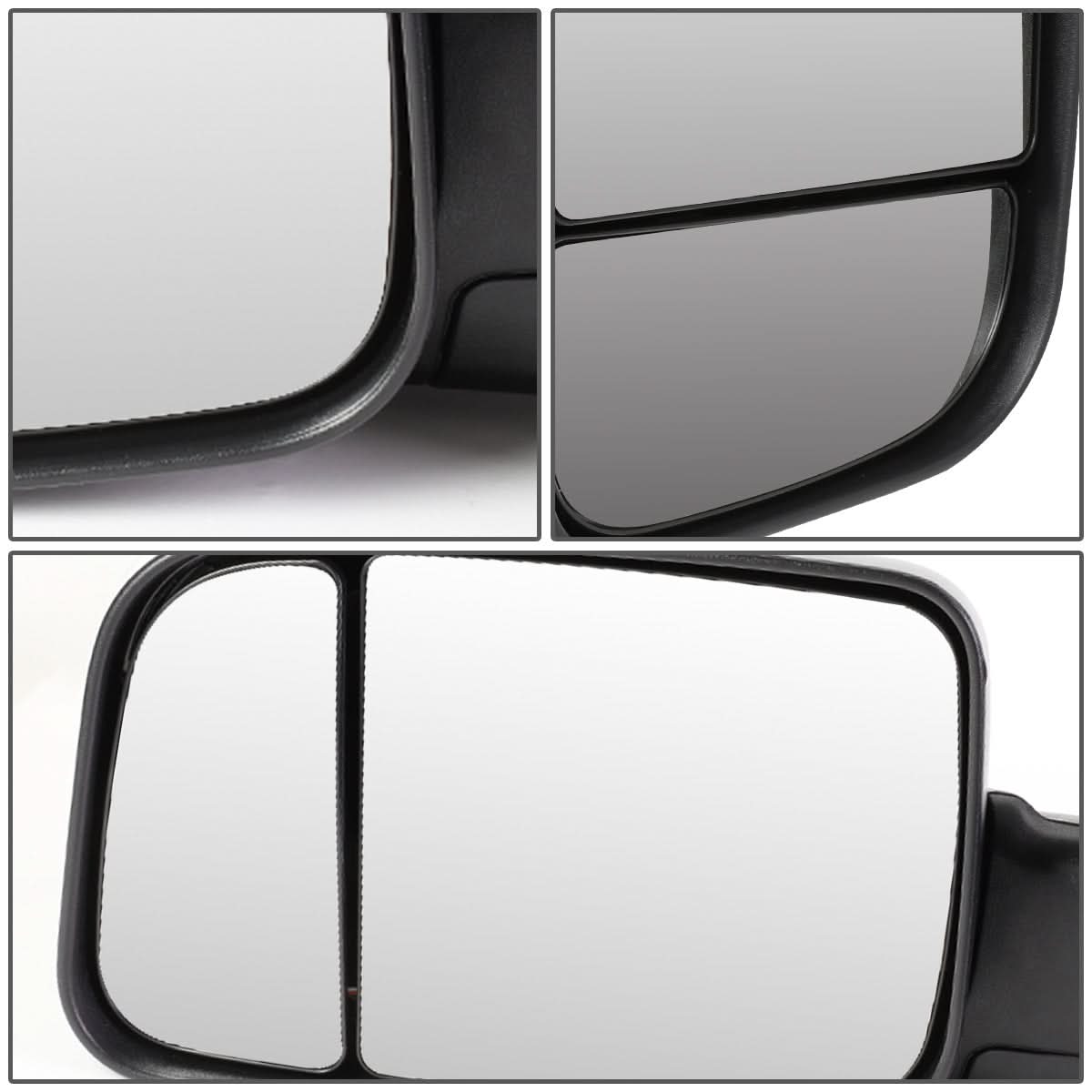 02-08 Dodge Ram 1500 03-09 Ram 2500 3500 Manual Heated Towing Mirrors