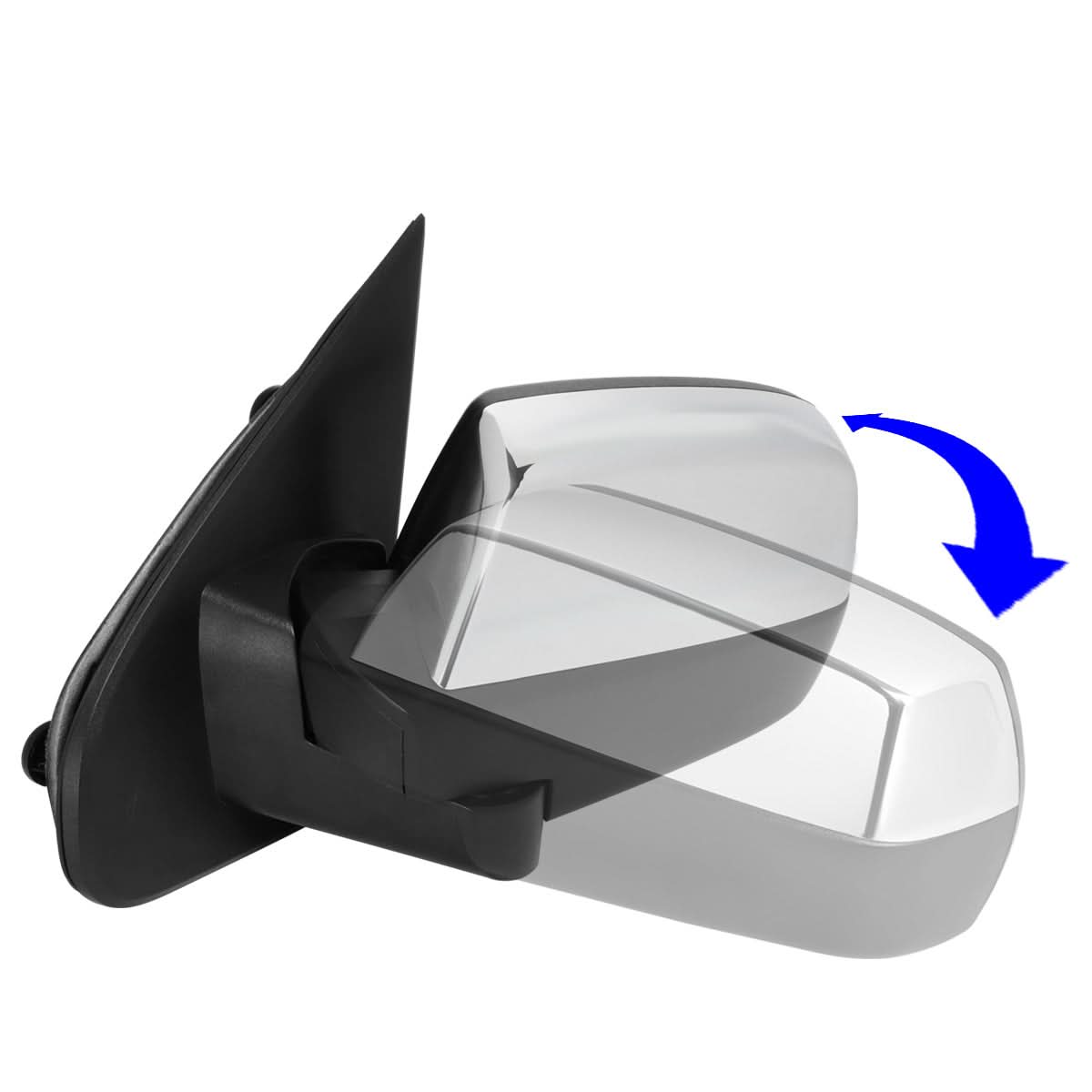 14-18 Chevy Silverado GMC Sierra Towing Mirror Left Powered Heated Chrome