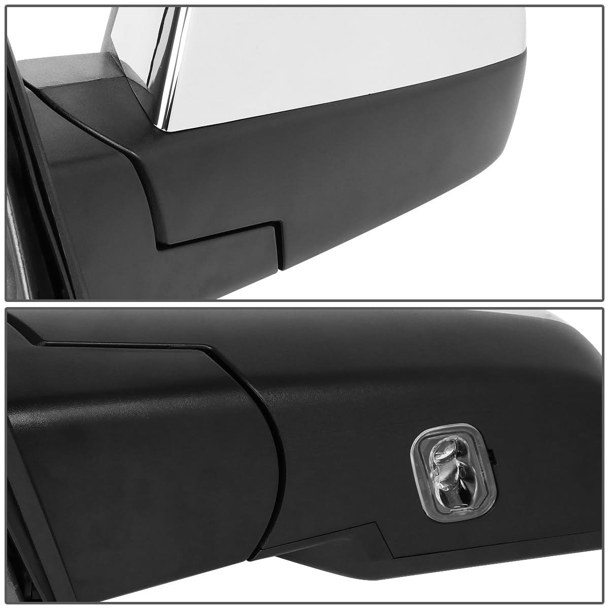 14-18 Chevy Silverado GMC Sierra Towing Mirror Left Powered Heated Chrome