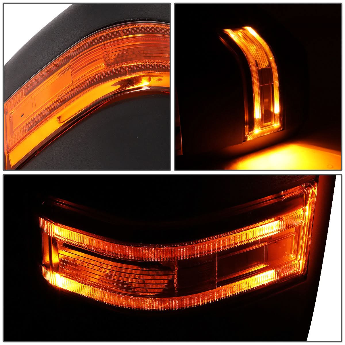 2004-2014 Ford F-150 Manual Towing Mirrors w/ Puddle Light & LED Signal