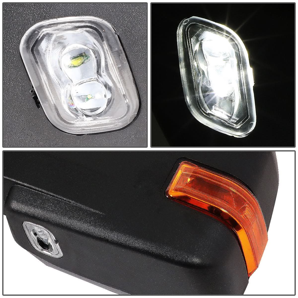 2004-2014 Ford F-150 Powered Heated Towing Mirrors with Puddle Lights