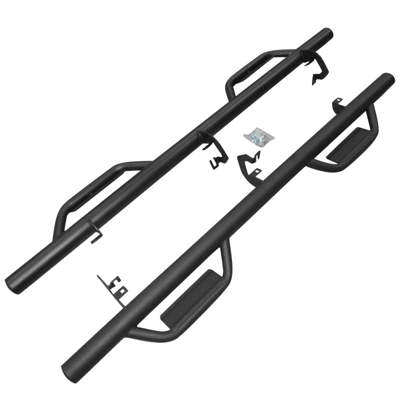 2007-2019 Chevy Silverado Sierra 1500 Extended Cab Black Running Board