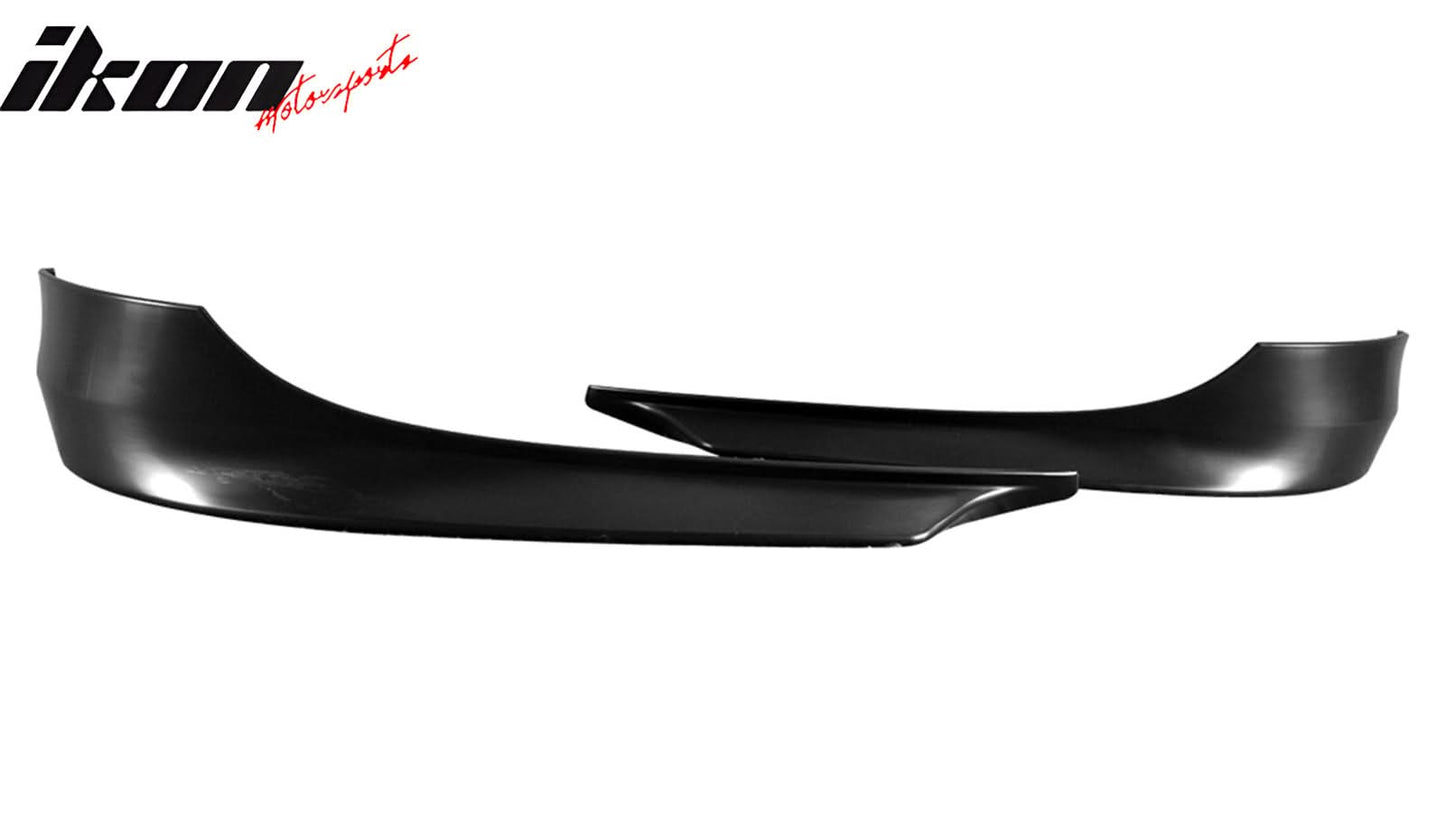 Fits 09-12 BMW E90 328I 335 2 Piece Front Bumper Lip PP + Splitter PU