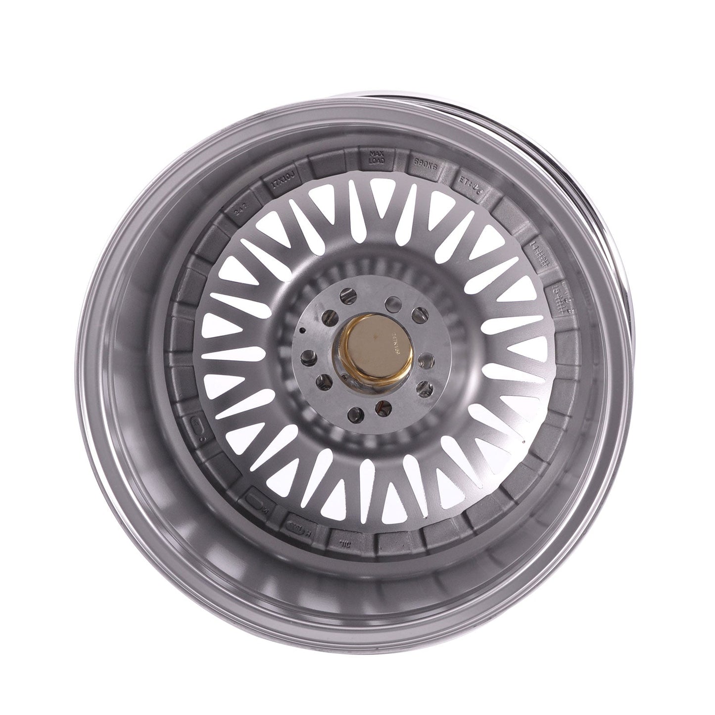 (4) 17X10 +25 5X100 / 5X114.3 Step Lip Deep Dish Mesh Wheels Rims