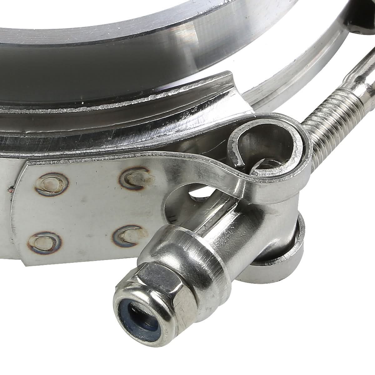 2.5" V-Band Clamp with Flange Aluminum