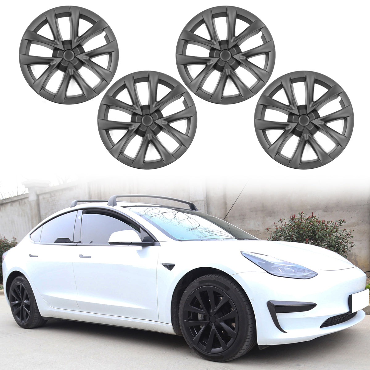 2017-2023 Tesla 3 18'' Hubcap Wheel Rim Cover ABS