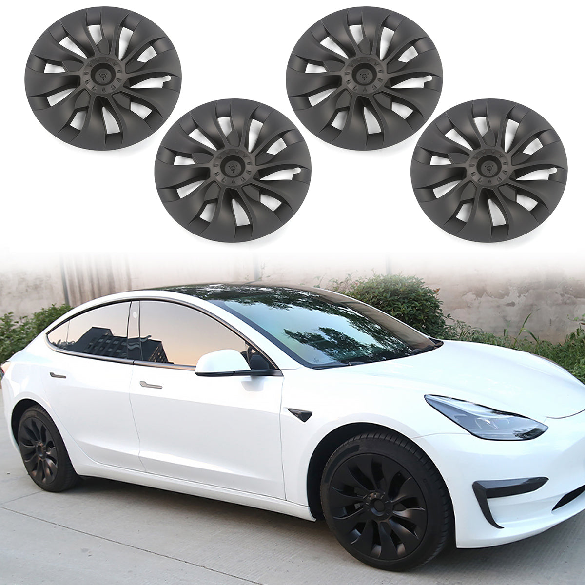 2017-2023 Tesla 3 18'' Hubcap Wheel Rim Cover ABS
