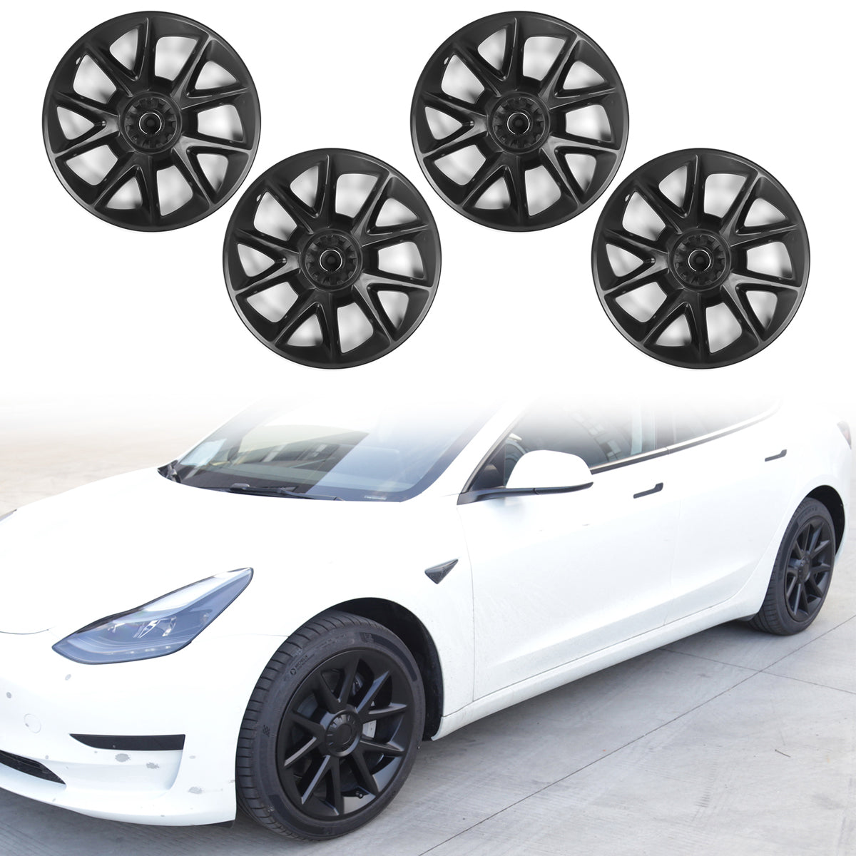 2017-2023 Tesla 3 18'' Hubcap Wheel Rim Cover ABS