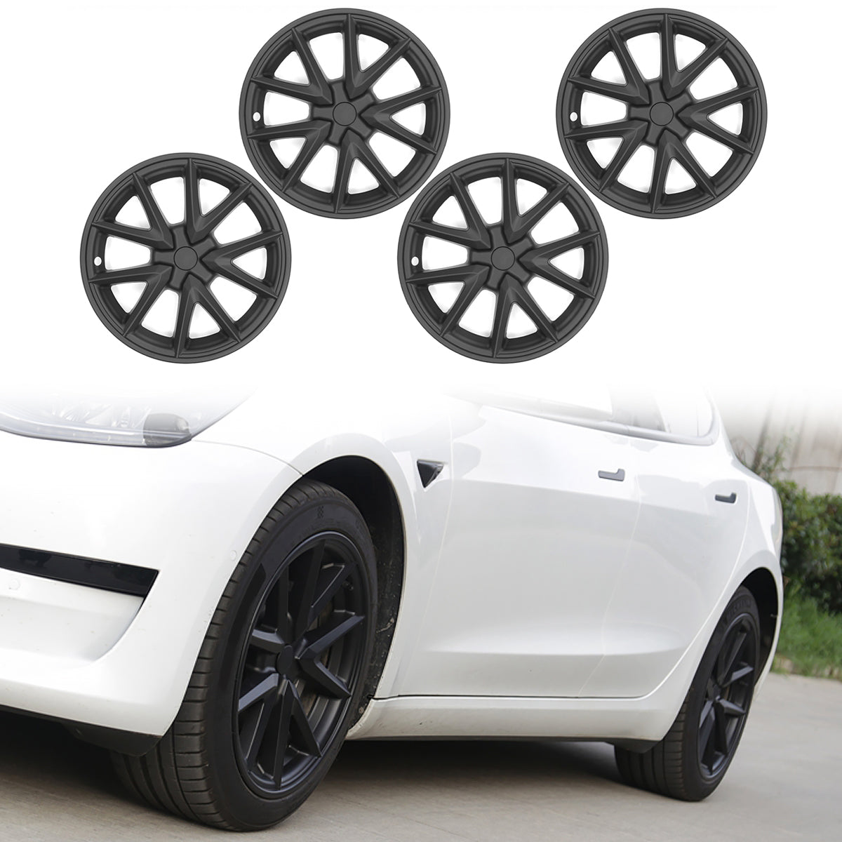 2017-2023 Tesla 3 18'' Hubcap Wheel Rim Cover ABS