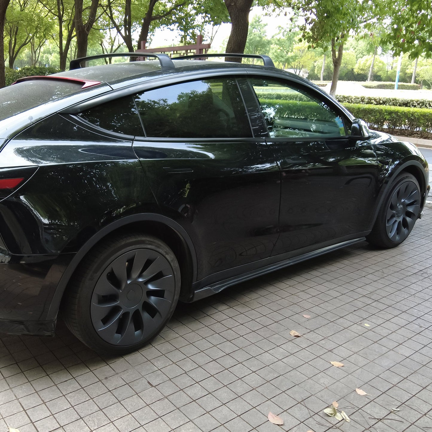 2020-2024 Tesla Model Y 20'' Matte Black V1 Hubcap Wheel Cover Rim ABS