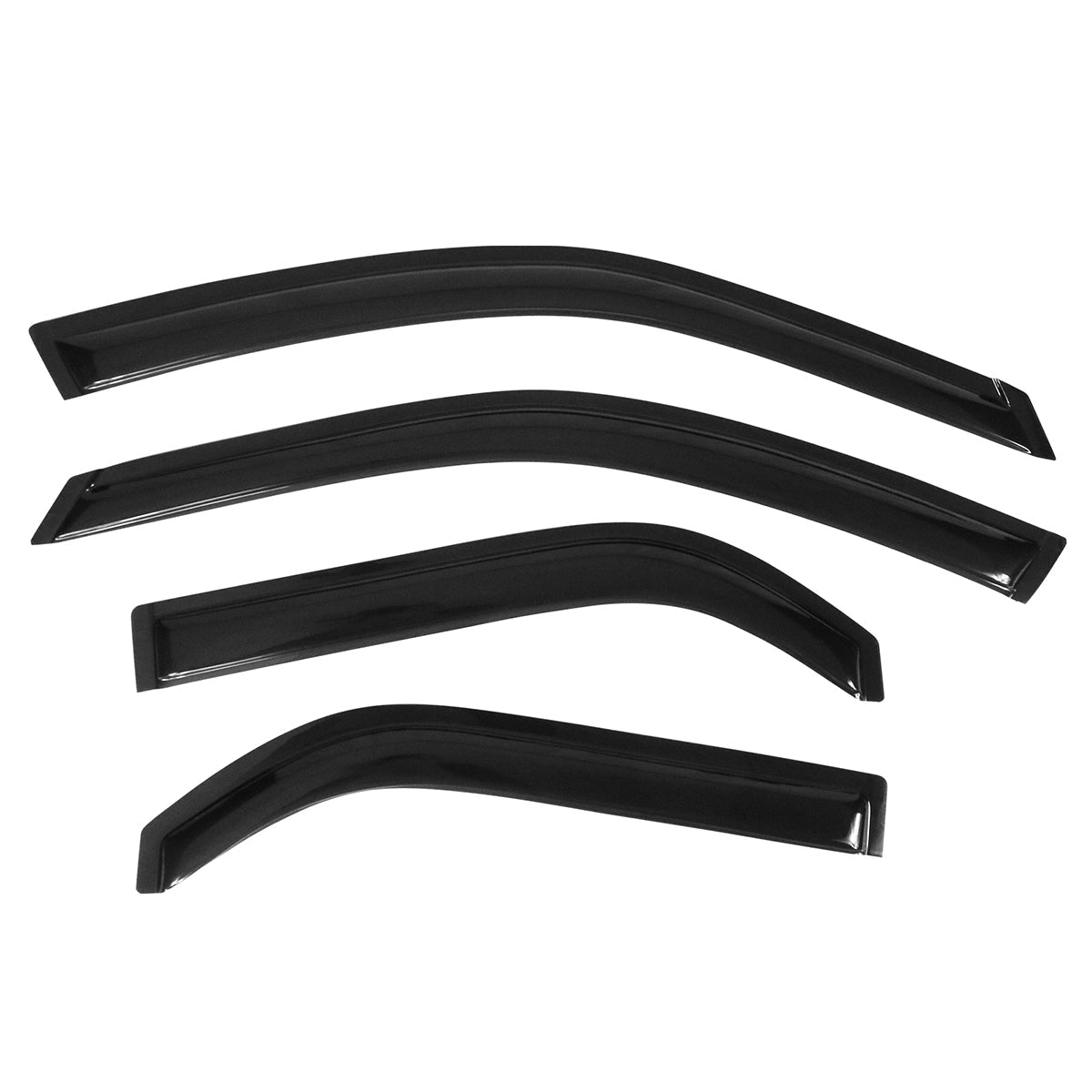 2001-2006 Acura MDX Slim Style Smoke Visor Windows Rain Guard Acrylic