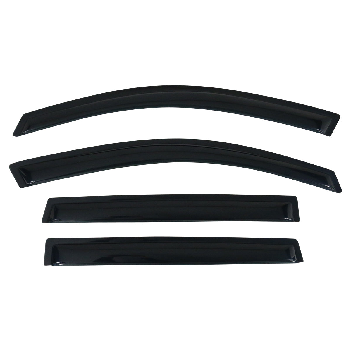 2007-2013 Acura MDX Visor Windows Rain Guard Acrylic Slim Style Smoke