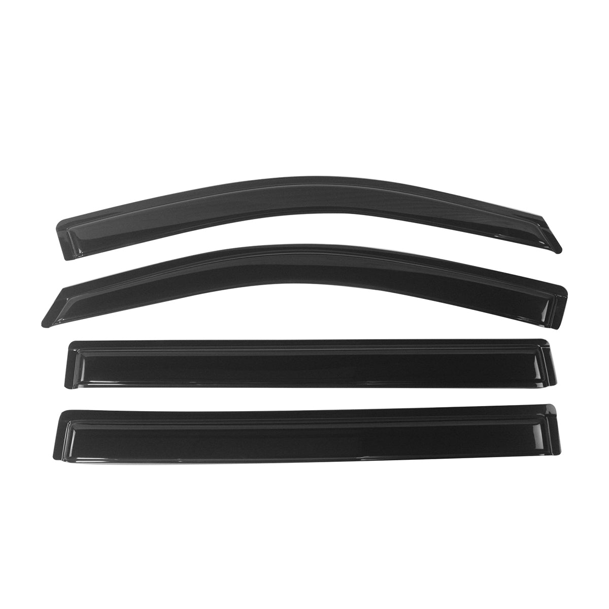 2015-2020 Chevy Suburban Slim Style Smoke Tinted Window Visors Acrylic