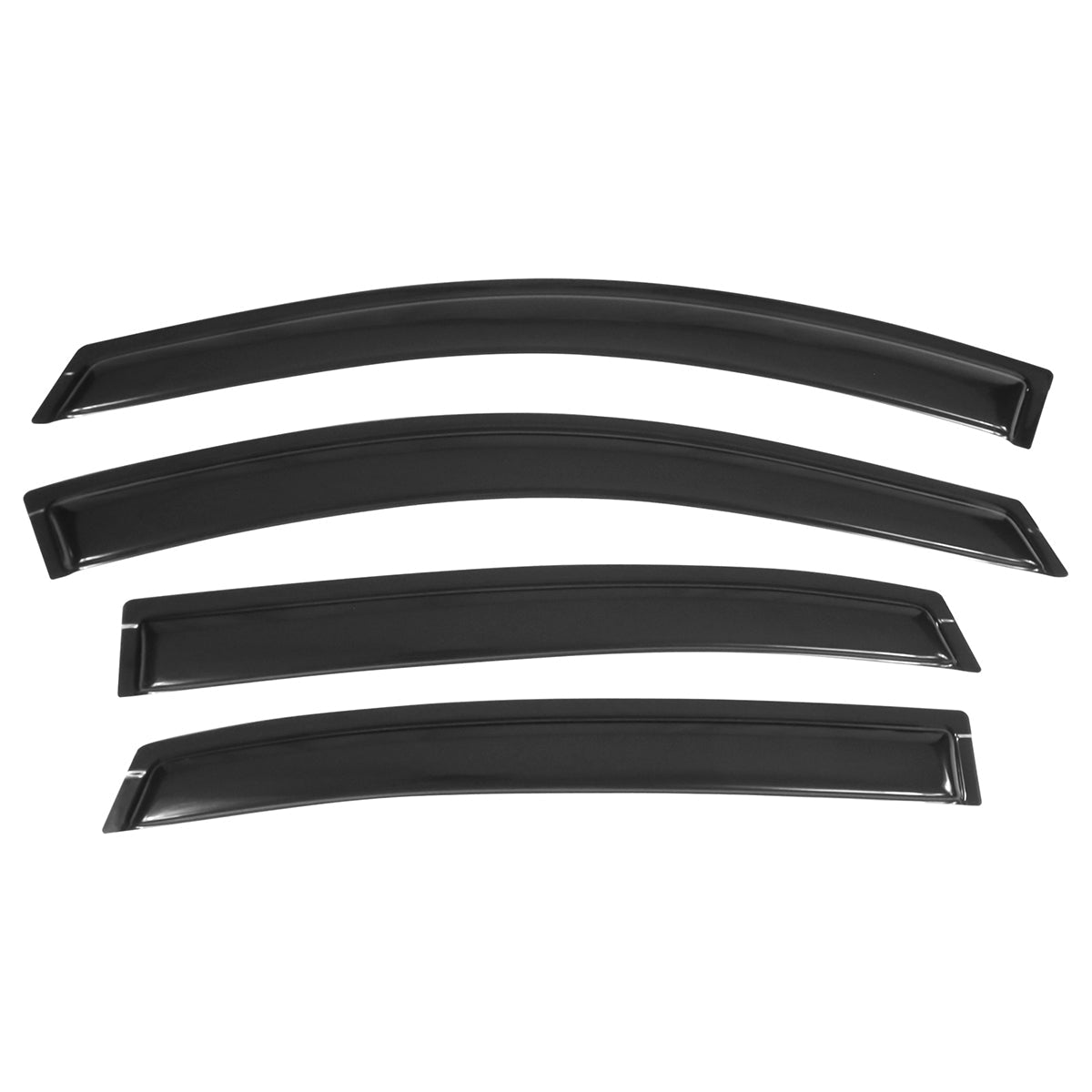 2006-2013 Chevy Impala Smoke Tinted Slim Style Visor Window Acrylic