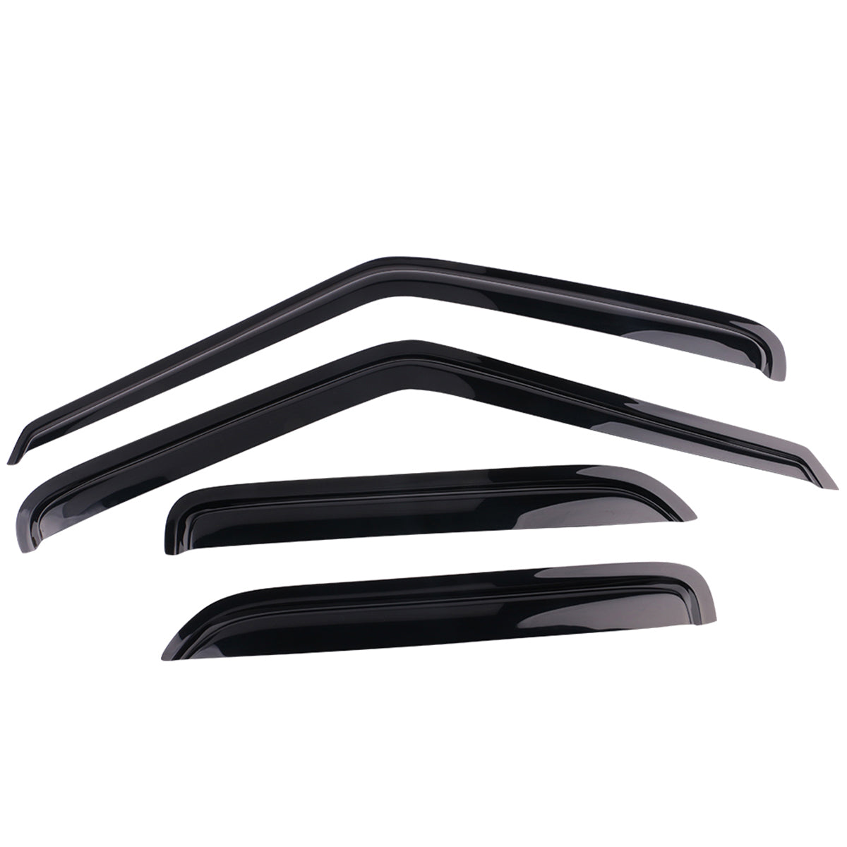 1995-2001 GMC Jimmy Slim Style Smoke Tinted Window Visors Acrylic 4PC