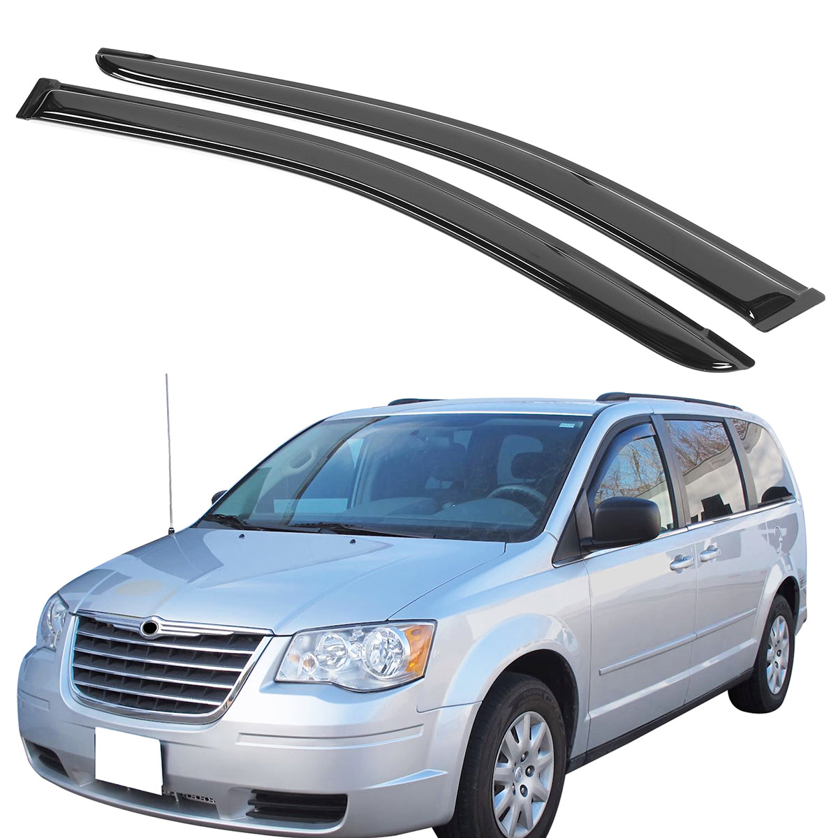 2008-2018 Grand Caravan &2008-2016 Chrysler Town&Country Window Visors