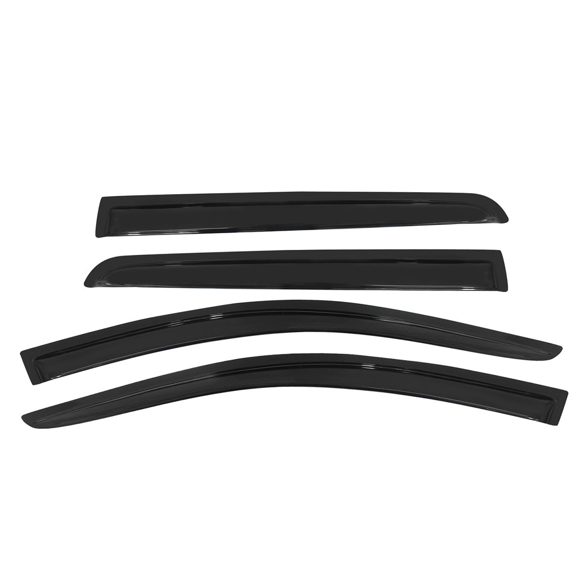 2009-2020 Dodge Journey Slim Style Smoke Tinted Window Visors Acrylic