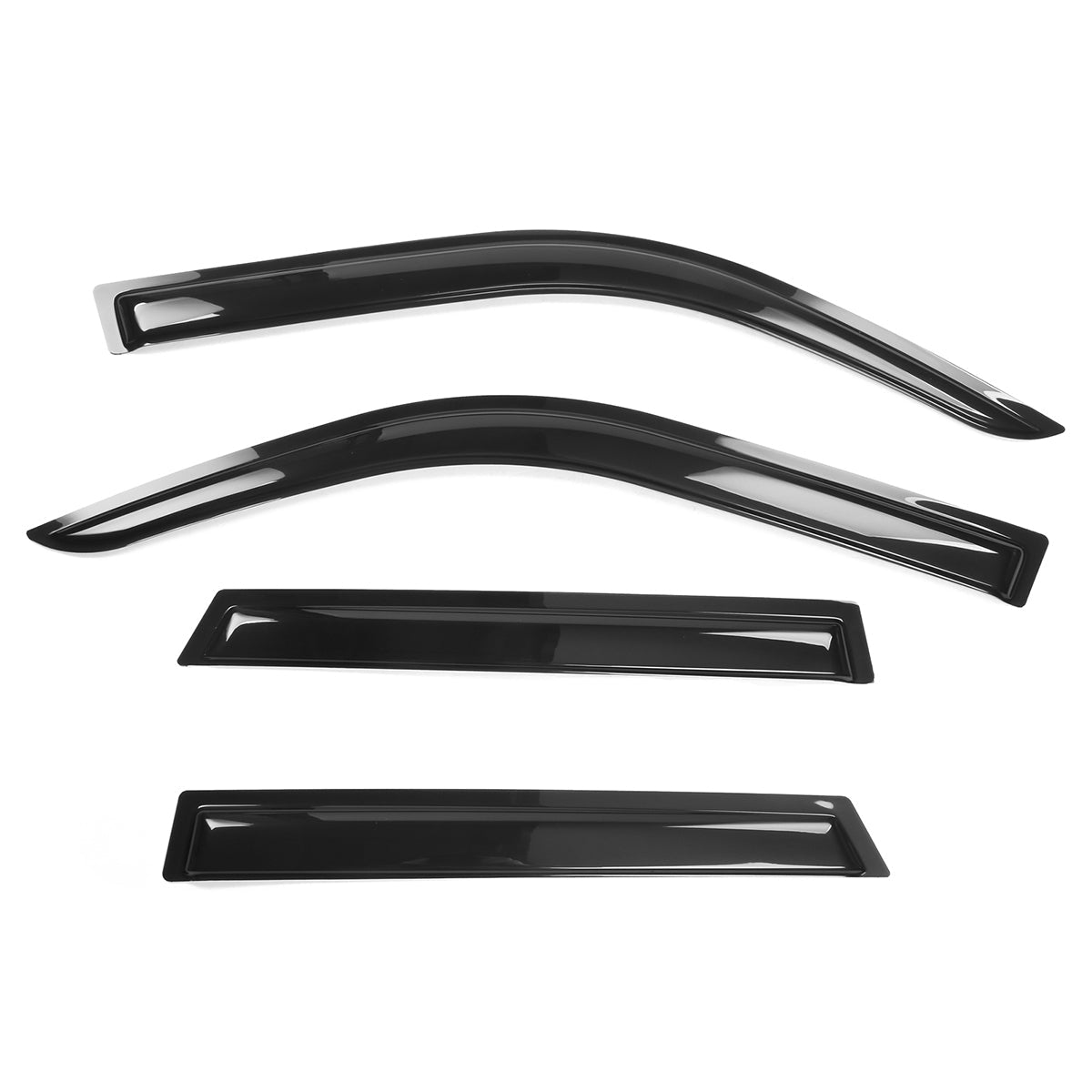 2021-2025 Ford Bronco Sport Slim Style Black Window Visors Acrylic 4PC