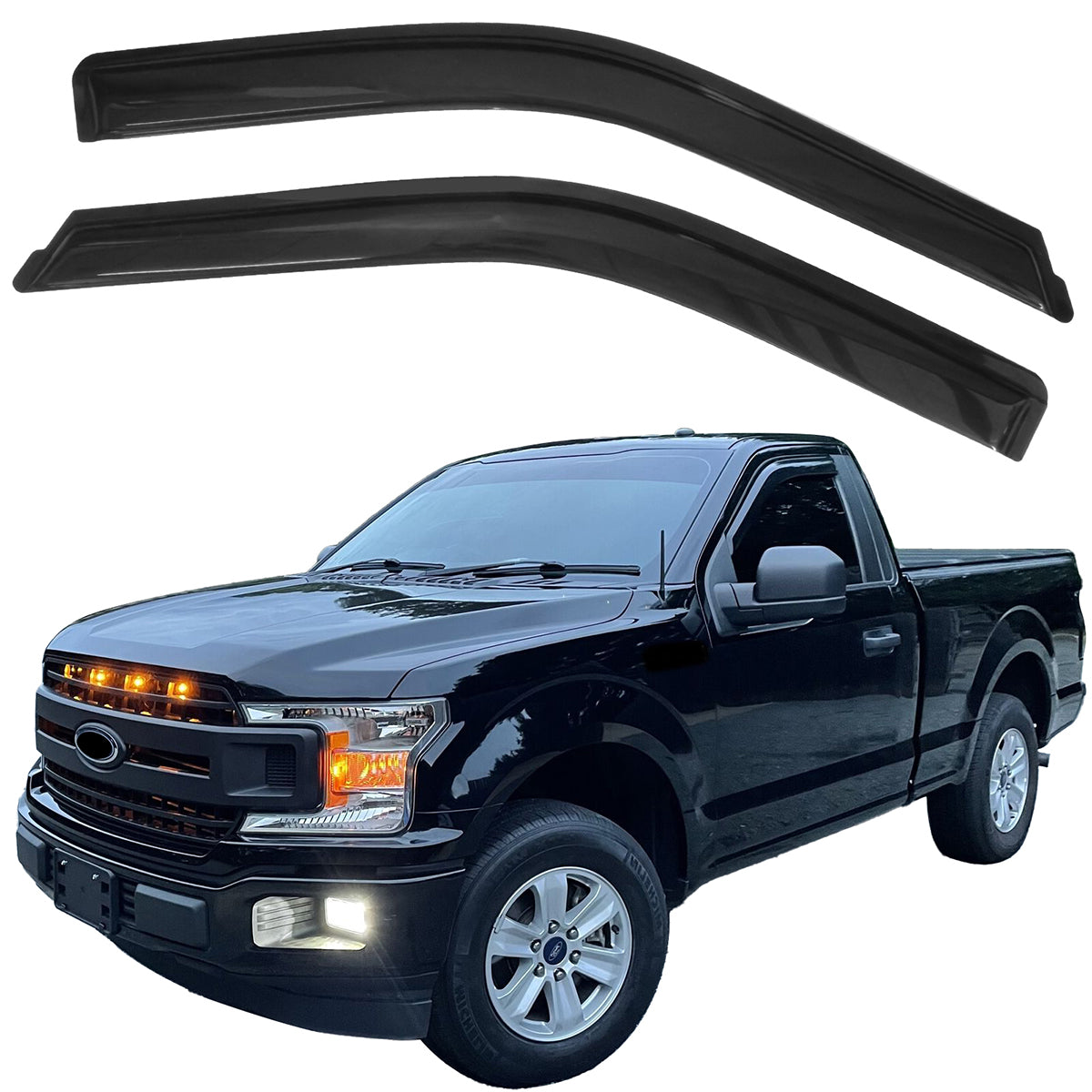 2015-2024 Ford F-150 2017-2021 F-250 to F550 Standard Window Visors