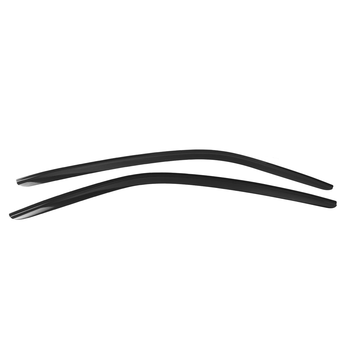 2015-2024 Ford Mustang Coupe Window Visors Slim Smoke Tinted  Acrylic