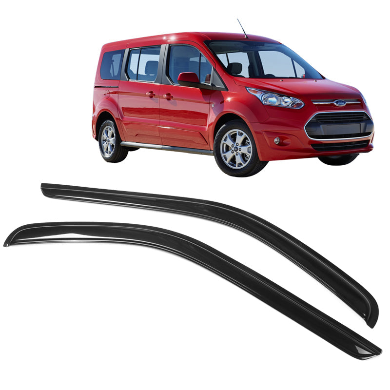 2014-2020 Ford Transit Slim Style Smoke Window Visor Rain Guard Acylic