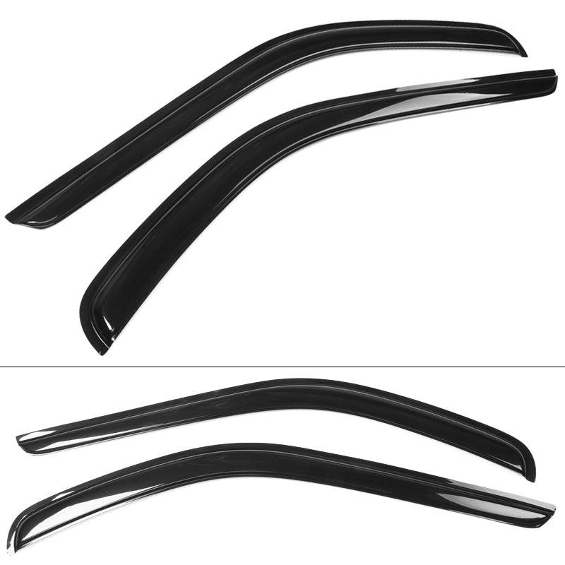 2014-2020 Ford Transit Slim Style Smoke Window Visor Rain Guard Acylic