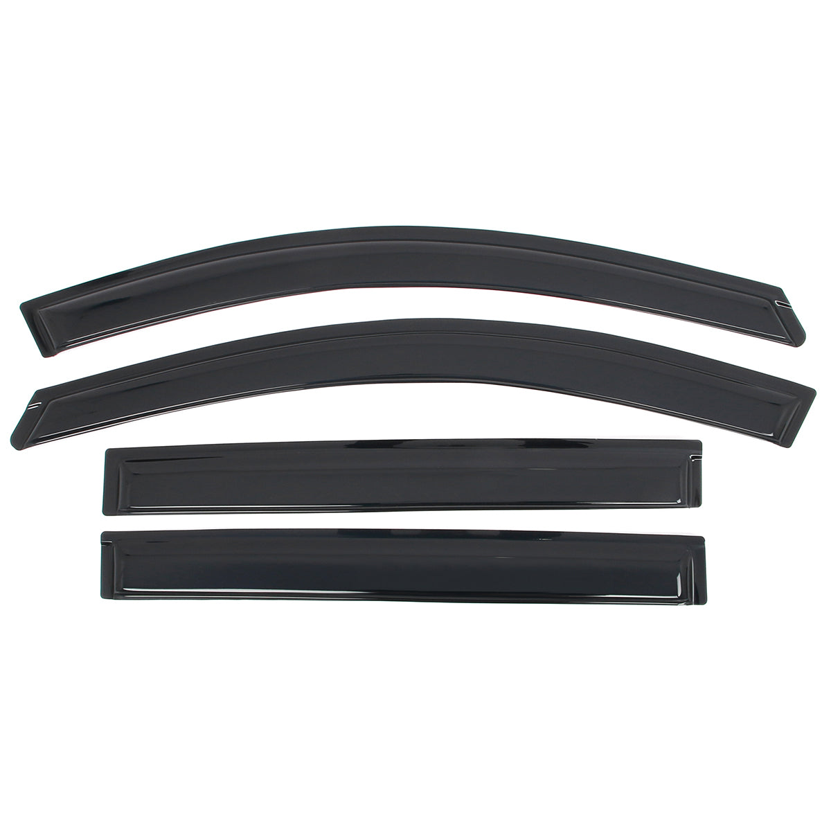 2018-2024 GMC Terrain 4PCS Tape on Window Visors Vent Rain Sun Guards