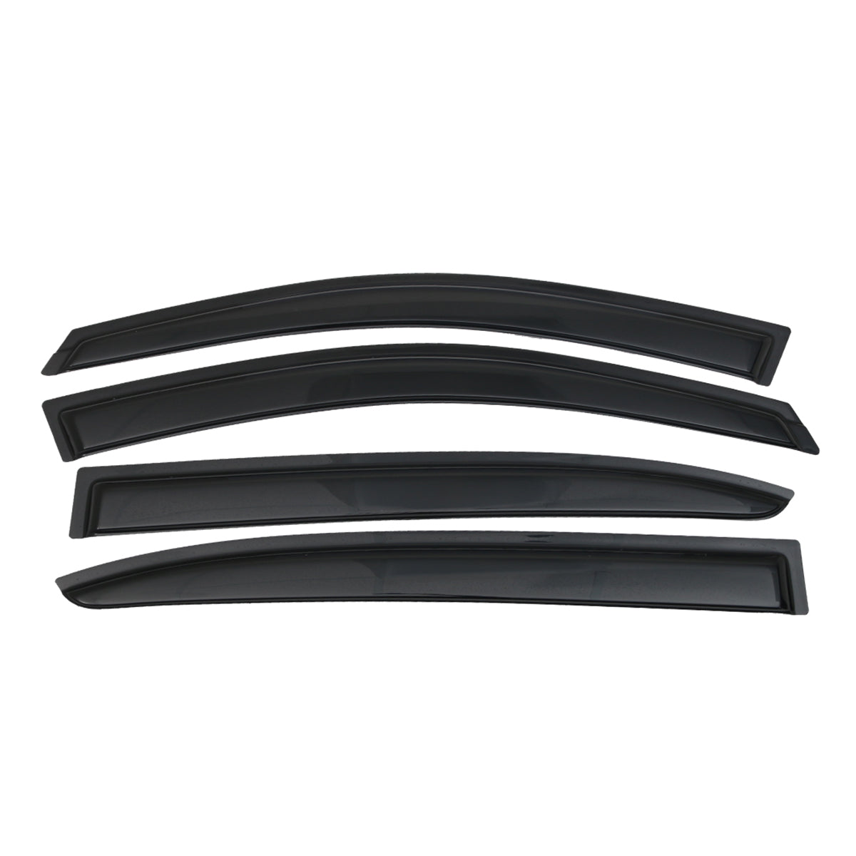 2013-2017 Honda Accord 4-Door Sedan Tape On Window Visors Rain Guard