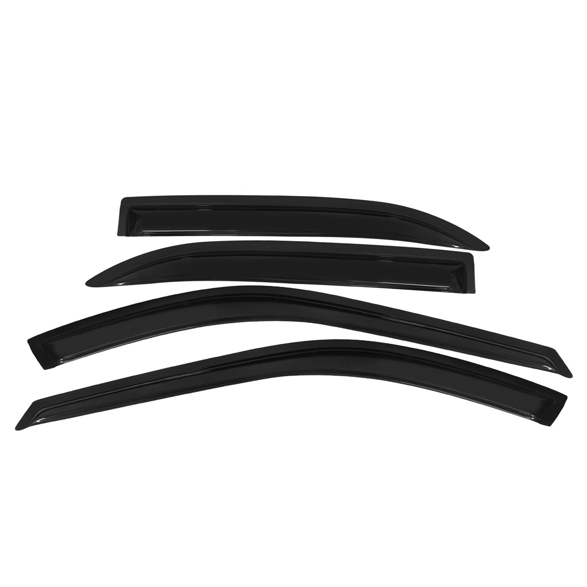 1994-1997 Honda Accord Window Visors Slim Style Smoke Tinted Acrylic