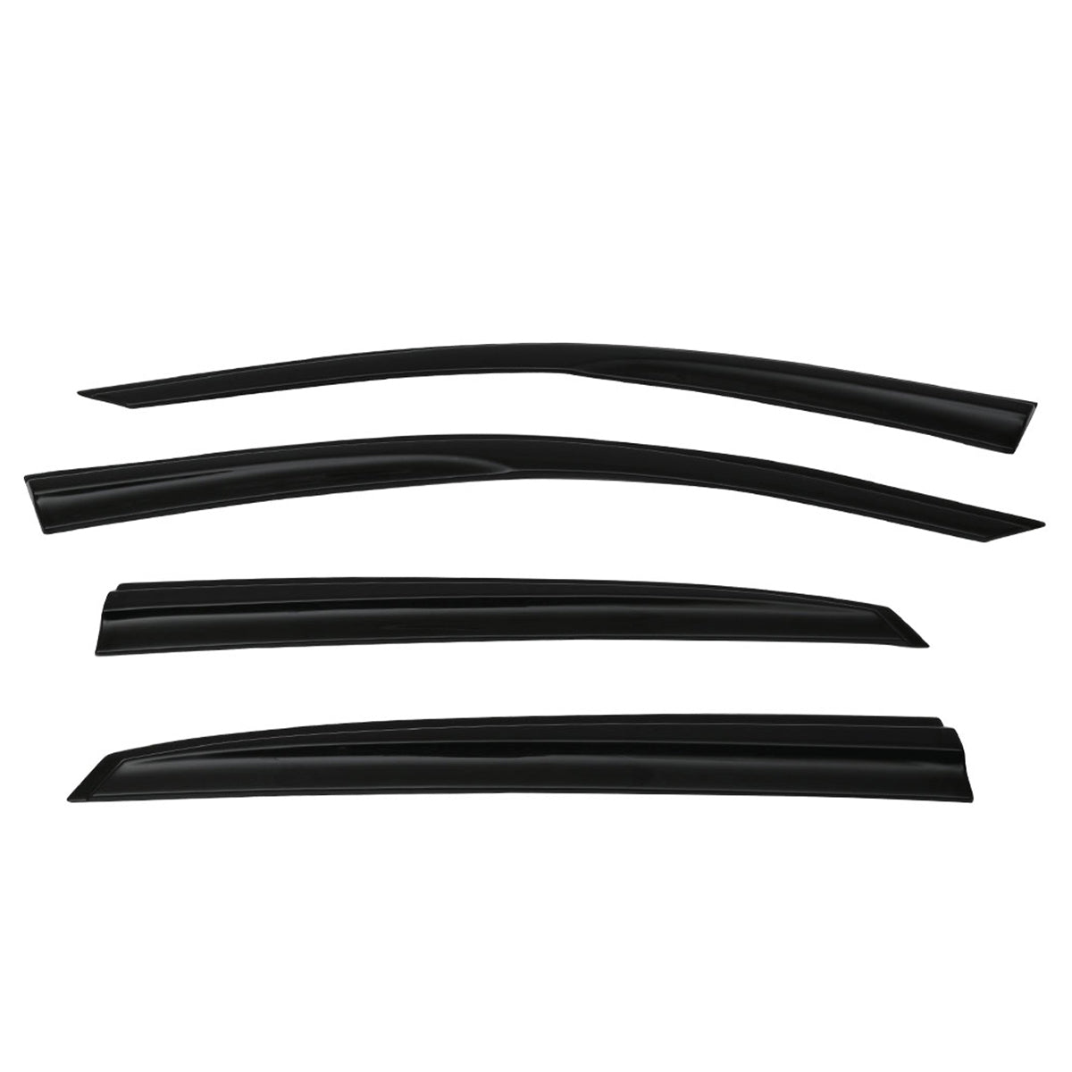 2017-2021 Honda Civic Hatchback 4PCS Mugen Style Window Visors Acrylic