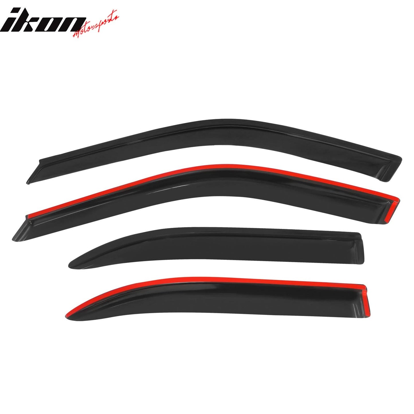 Fits Honda Civic 99-00 4D EK Front Bumper Lip + Sun Window Visor