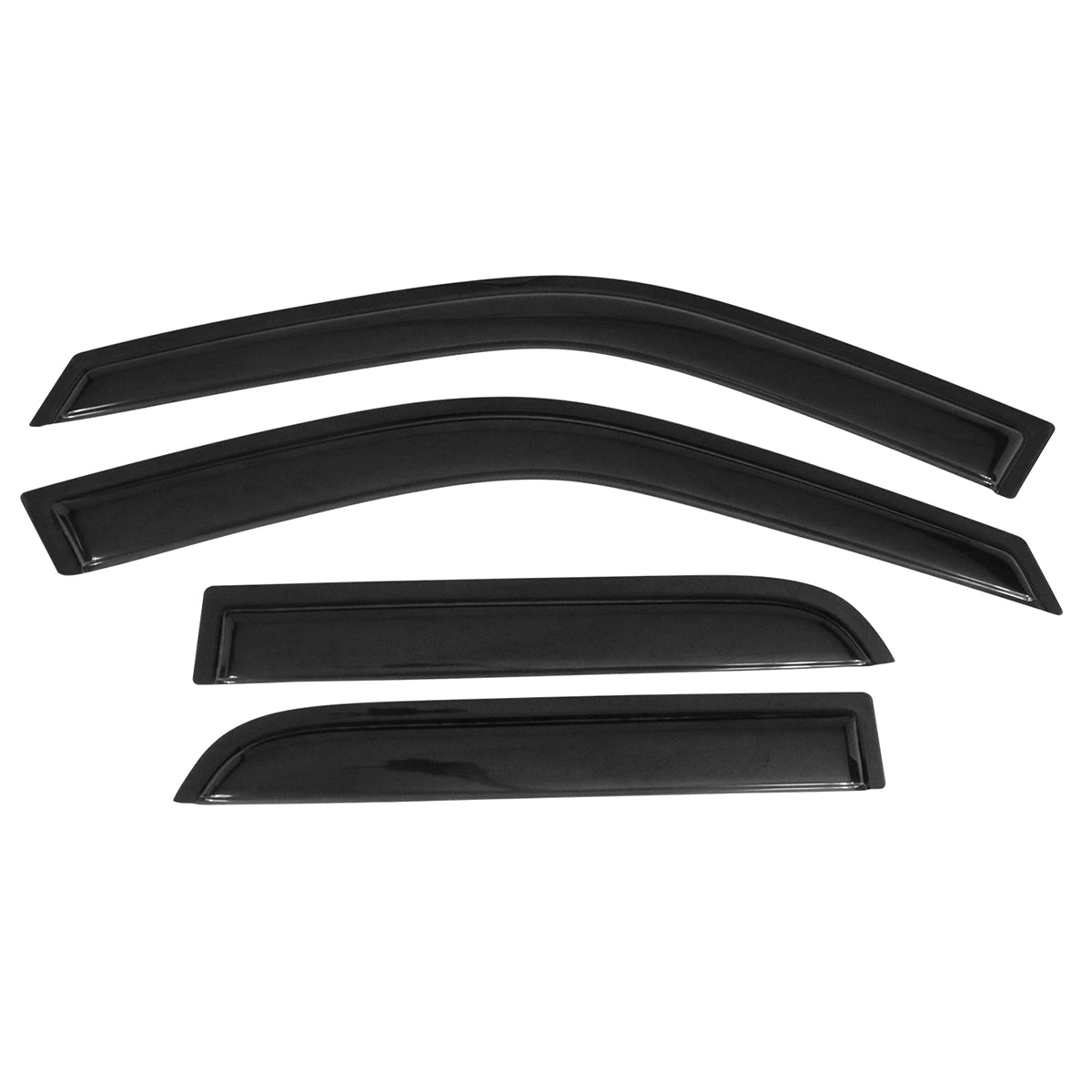 2002-2006 Honda CRV 4Pc Set Visor Windows Acrylic