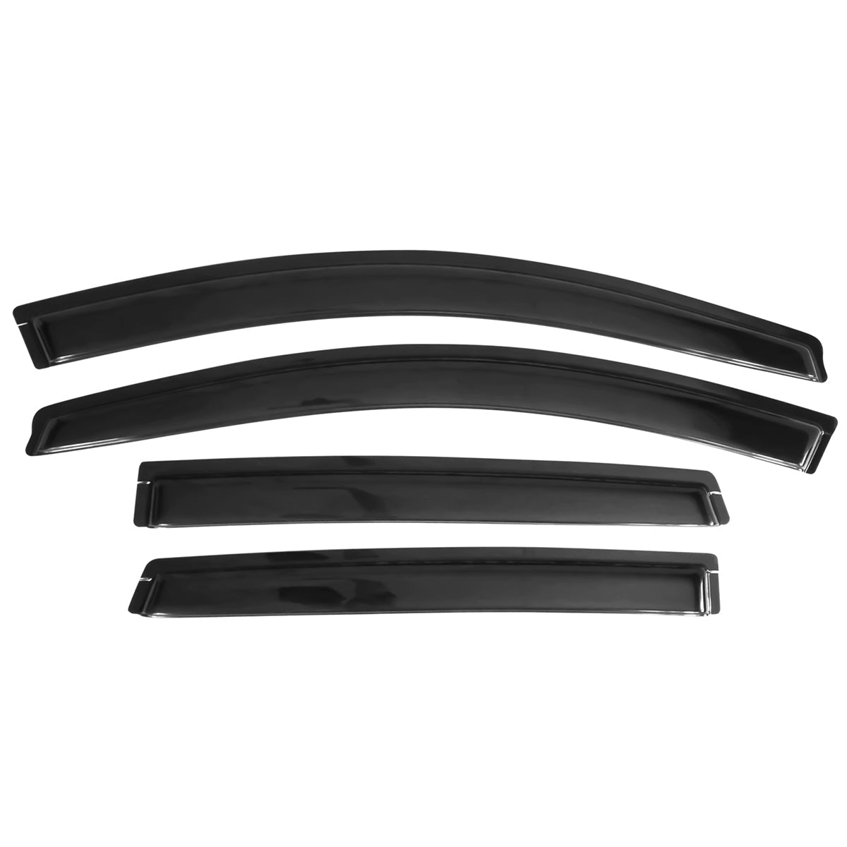 2007-2011 Honda CRV Acrylic 4PC Window Visors Tape On Rain Guard