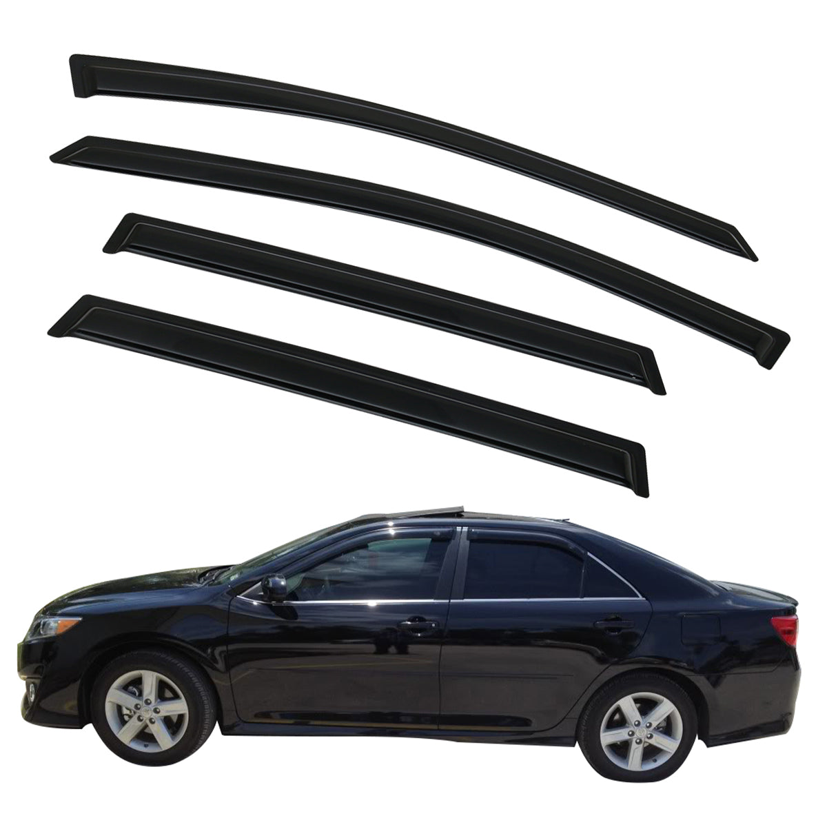 2017-2022 Honda CRV Tape On Window Visors 4PC Rain Guard