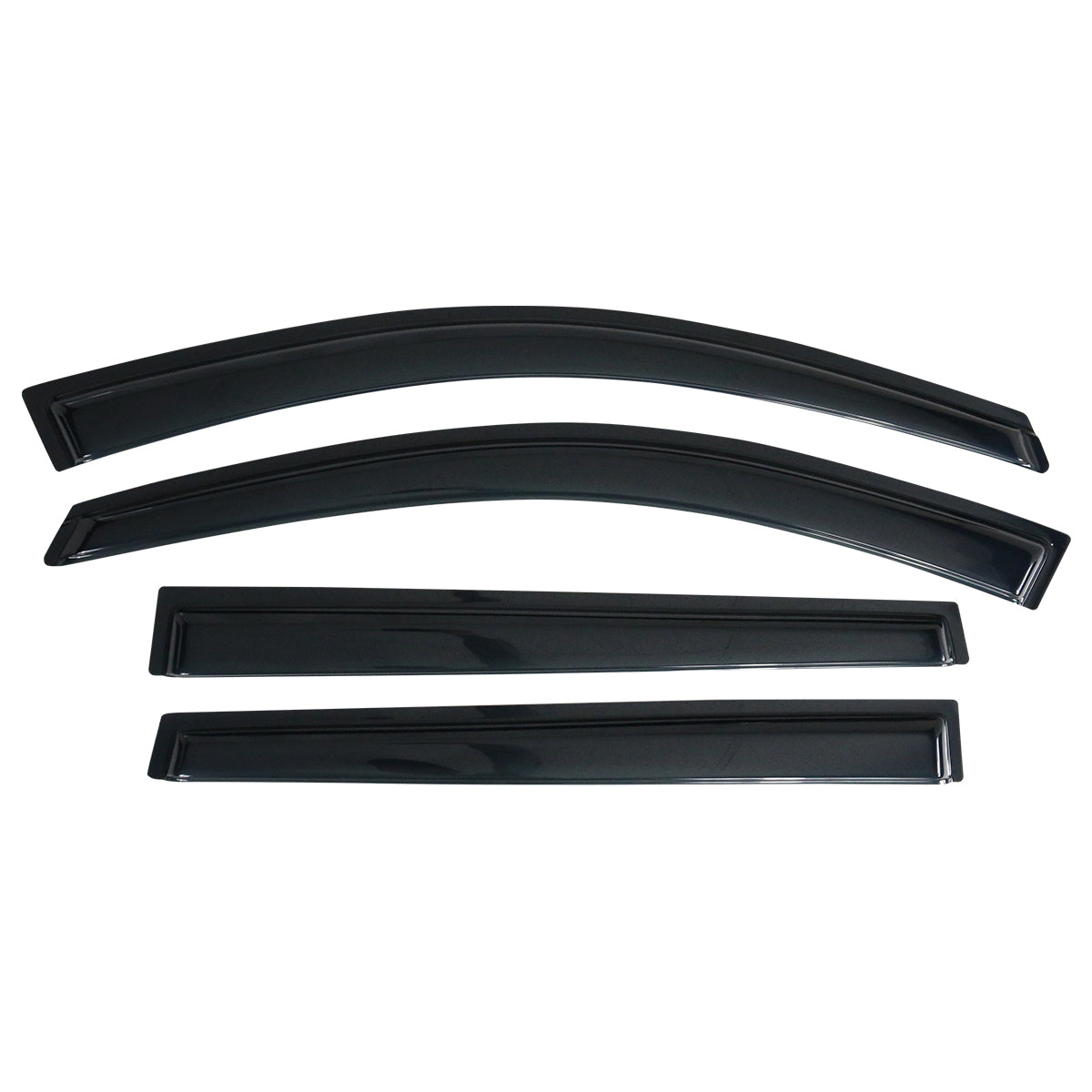 2014-2024 Jeep Cherokee Acrylic Window Visor Vent Rain Guard Deflector