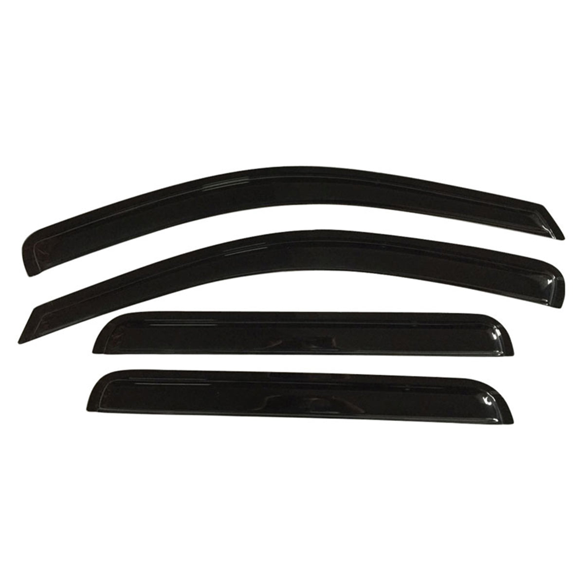 2005-2010 Jeep Grand Cherokee Slim Smoke Tinted Visor Windows Acrylic