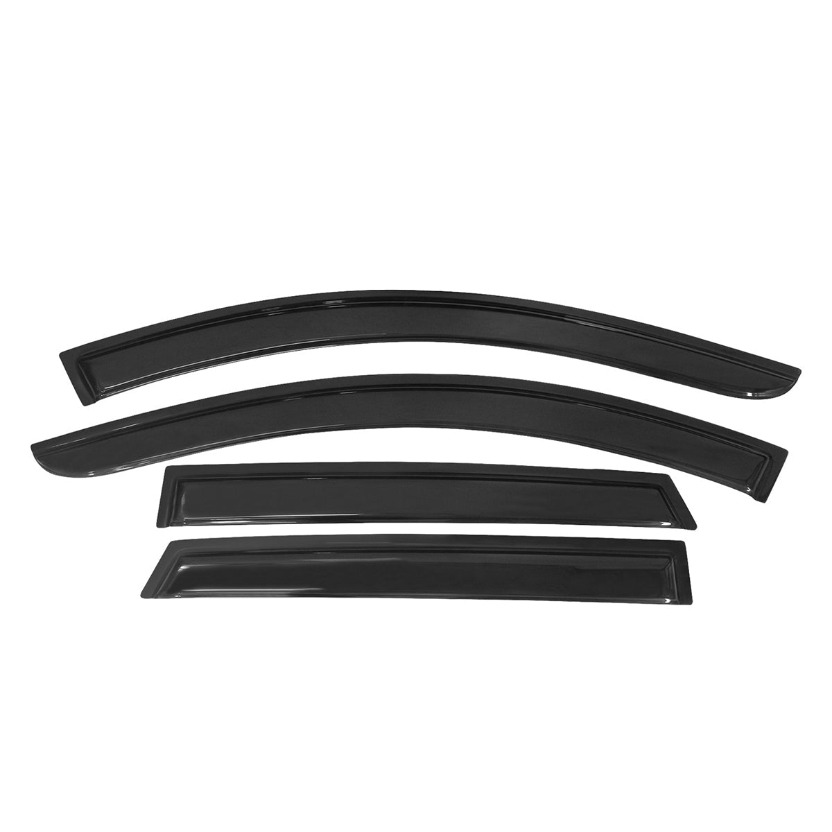 2013-2016 Mazda CX5 Slim Style Smoke Tinted Window Visors Acrylic 4Pc