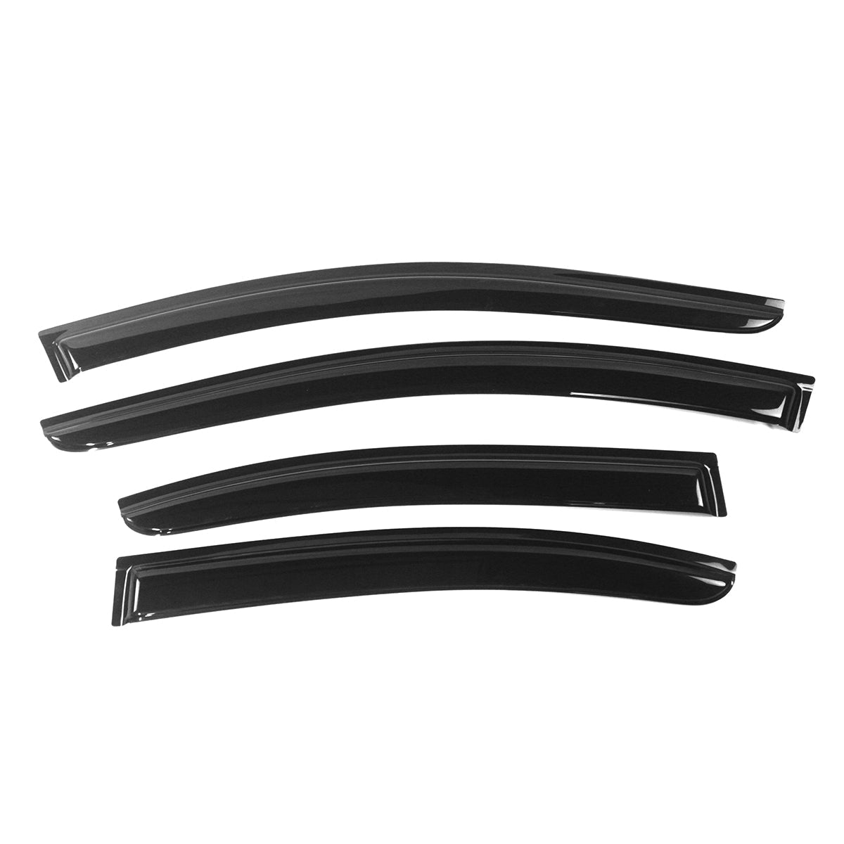 2009-2015 Nissan Maxima Tape On Window Visors Smoke Tinted Acrylic
